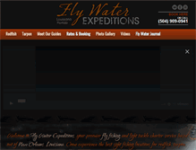 Tablet Screenshot of louisianaflyfishing.com
